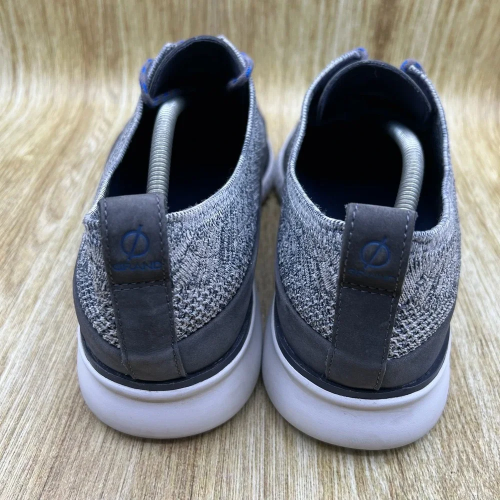 Cole Haan 2.Zerogrand Stitchlite Oxford Men's Size 12 M Grey Knit Lace Up C30321
